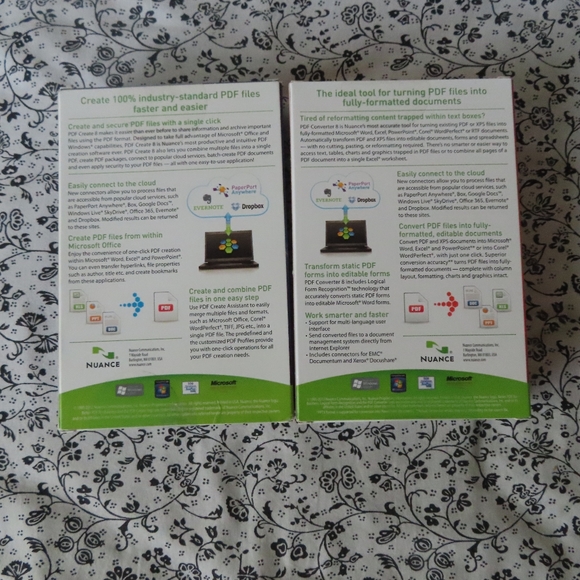 New Nuance PDF Converter 8.0 & pdf 8 create bundle Sealed - Picture 3 of 6